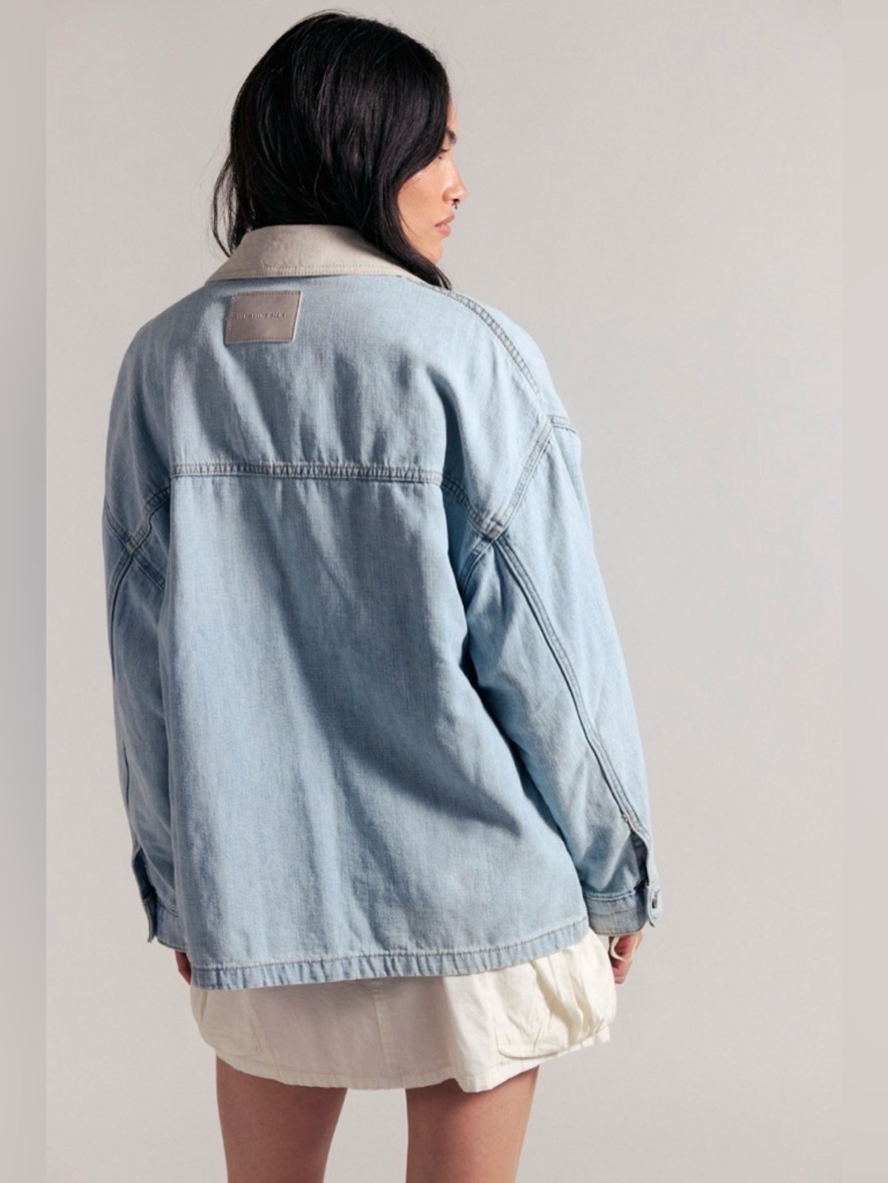 NWT We The Free Lemon Denim Jacket - Picture 2 of 16
